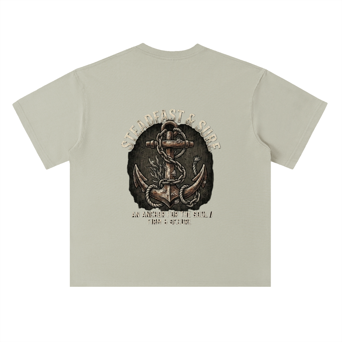Heavyweight Drop Shoulder Cotton T-Shirt