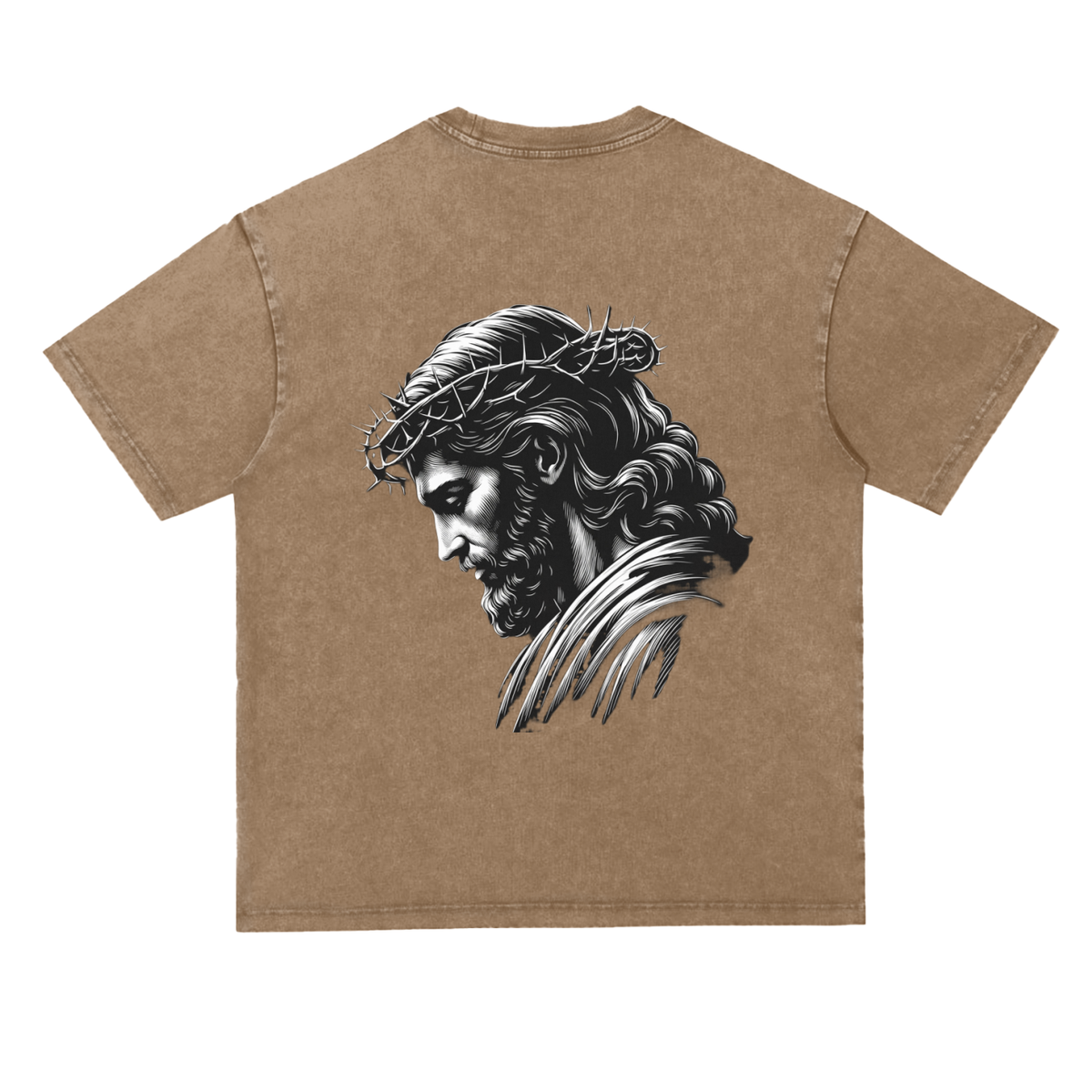 Snow Washed Heavyweight Oversize T-Shirt