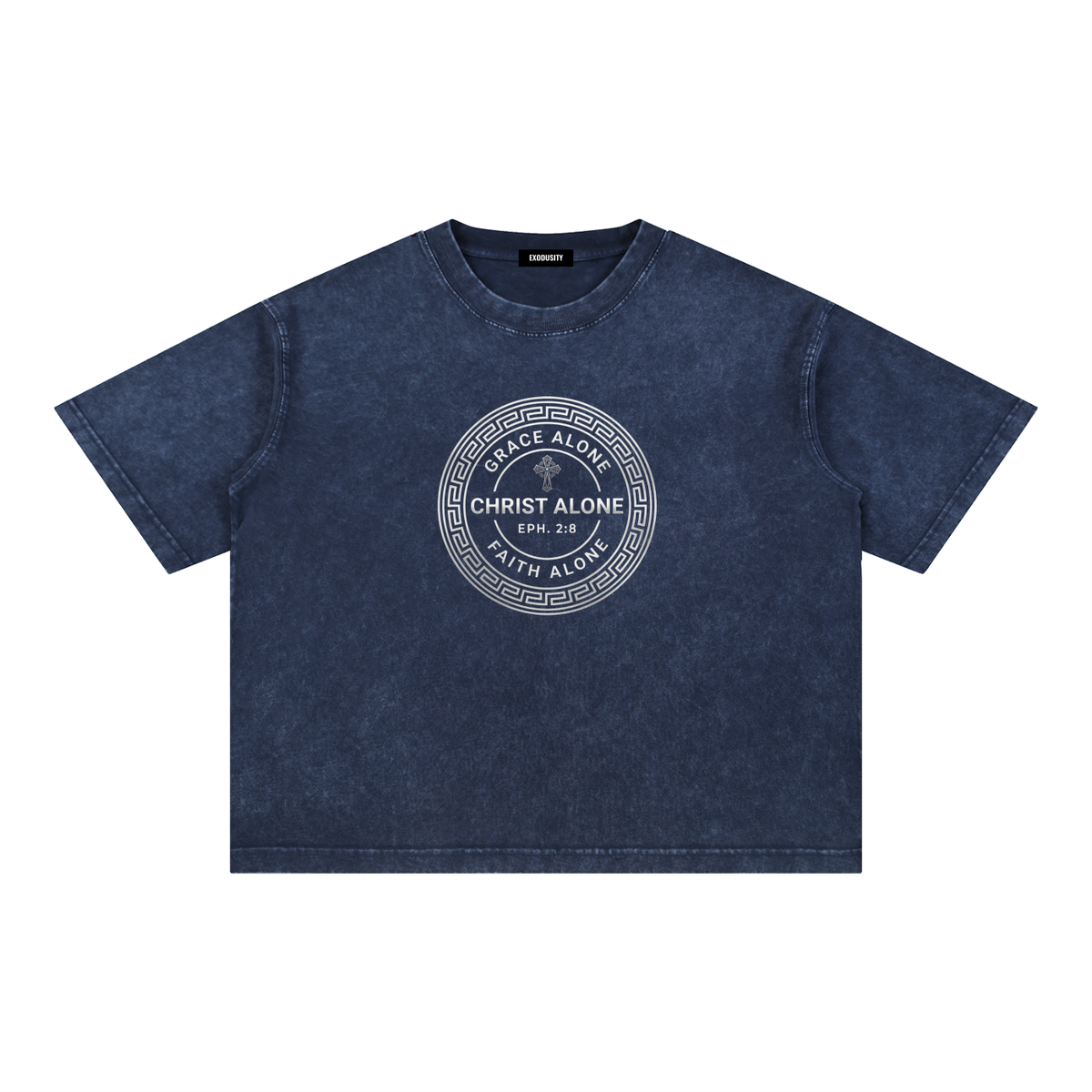 Mineral Wash Boxy Cotton T-Shirt