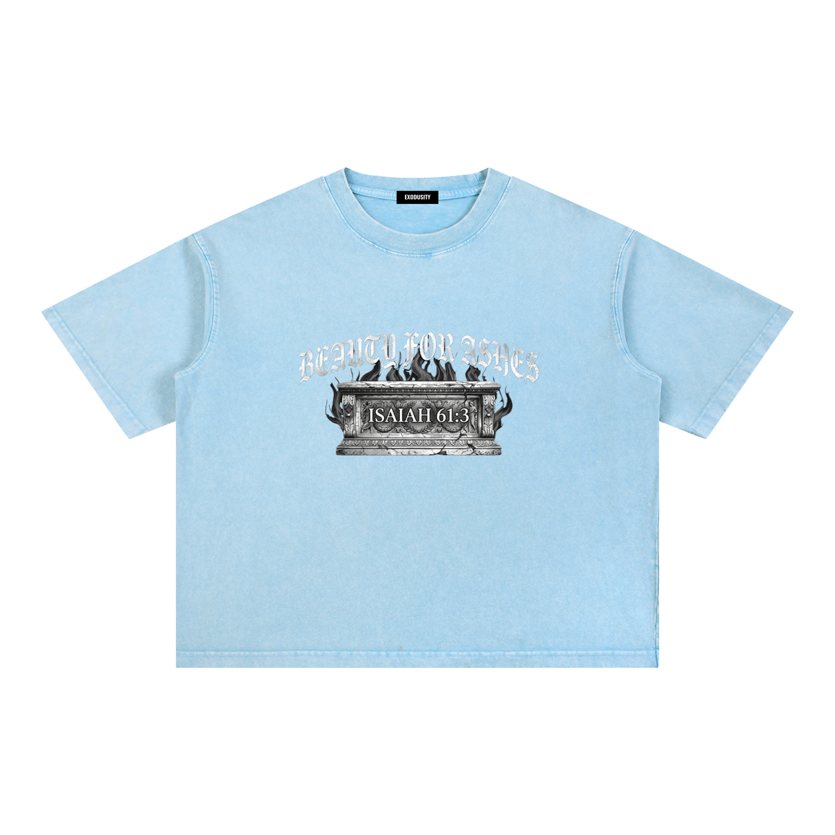 Mineral Wash Boxy Cotton T-Shirt