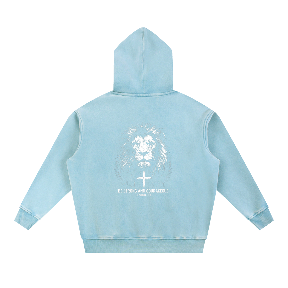 Snow Wash Fleece Oversize Hoodie