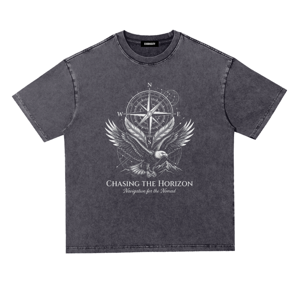 Snow Washed Heavyweight Oversize T-Shirt