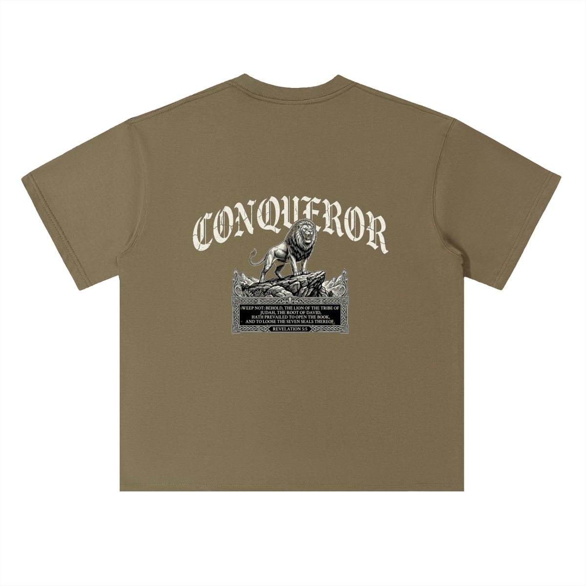 Heavyweight Drop Shoulder Cotton T-Shirt