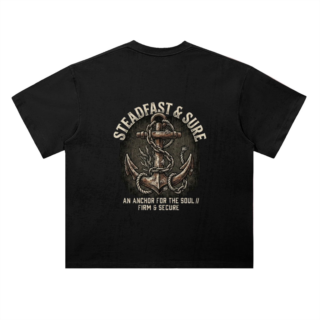 Heavyweight Drop Shoulder Cotton T-Shirt