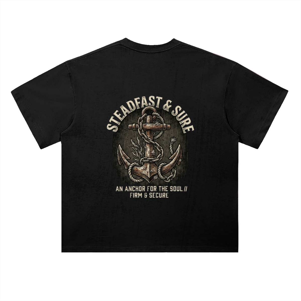 Heavyweight Drop Shoulder Cotton T-Shirt