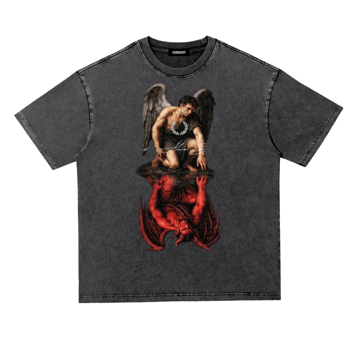 Snow Washed Heavyweight Oversize T-Shirt