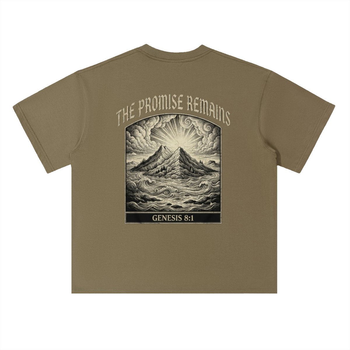 Heavyweight Drop Shoulder Cotton T-Shirt