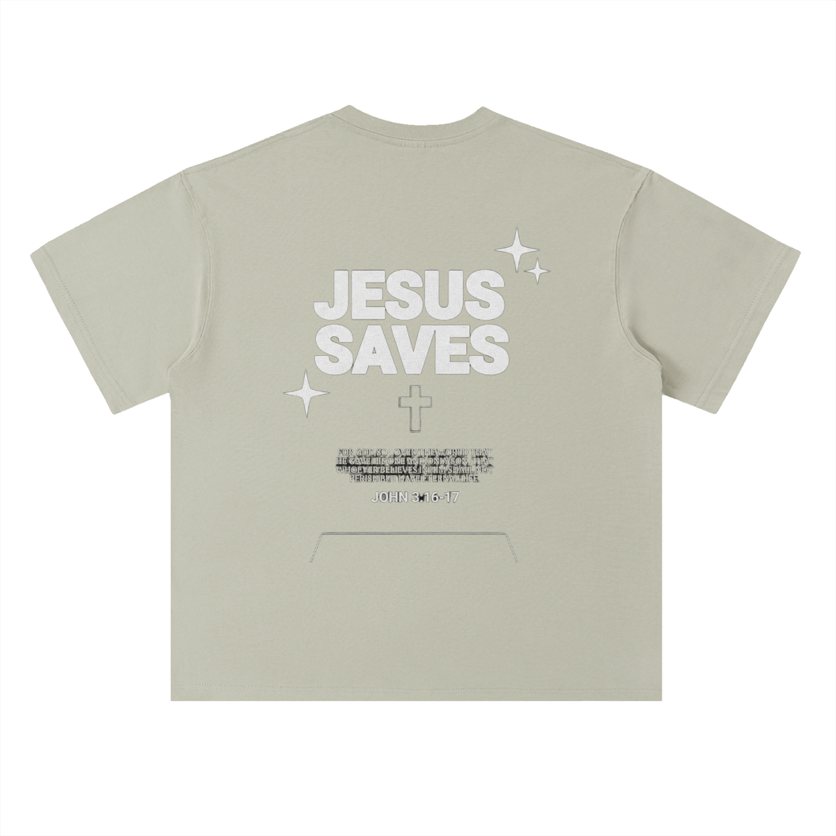 Heavyweight Drop Shoulder Cotton T-Shirt