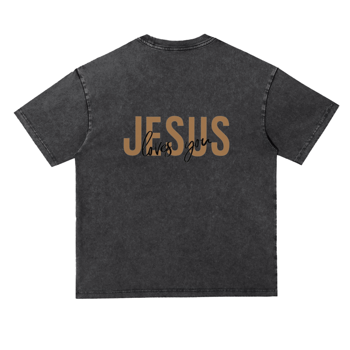 Snow Washed Heavyweight Oversize T-Shirt