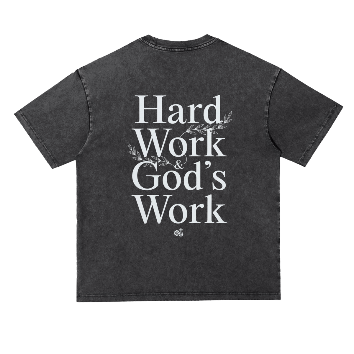 Snow Washed Heavyweight Oversize T-Shirt
