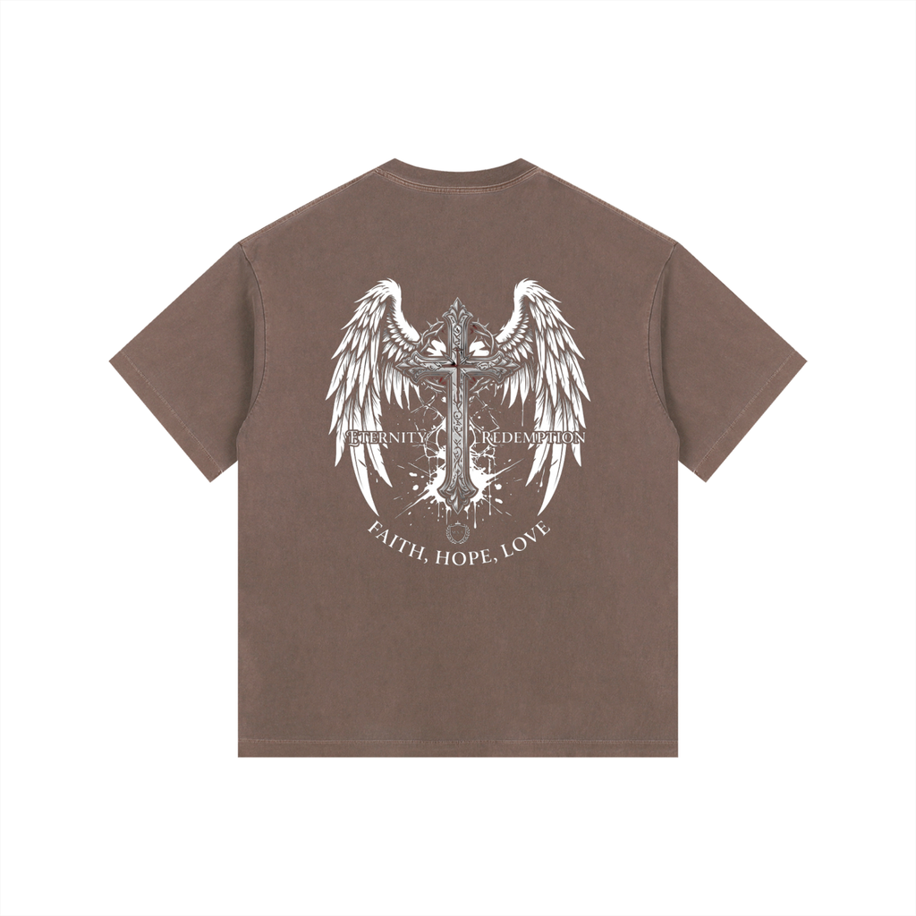 Vintage Washed Oversized Cotton T-Shirt