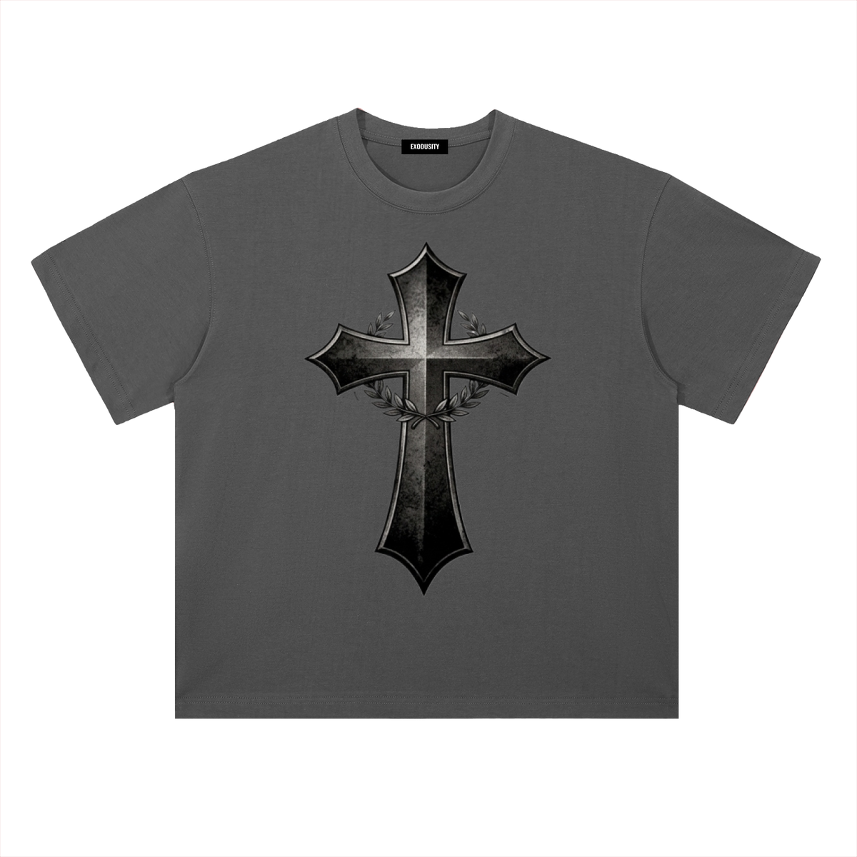 Heavyweight Drop Shoulder Cotton T-Shirt