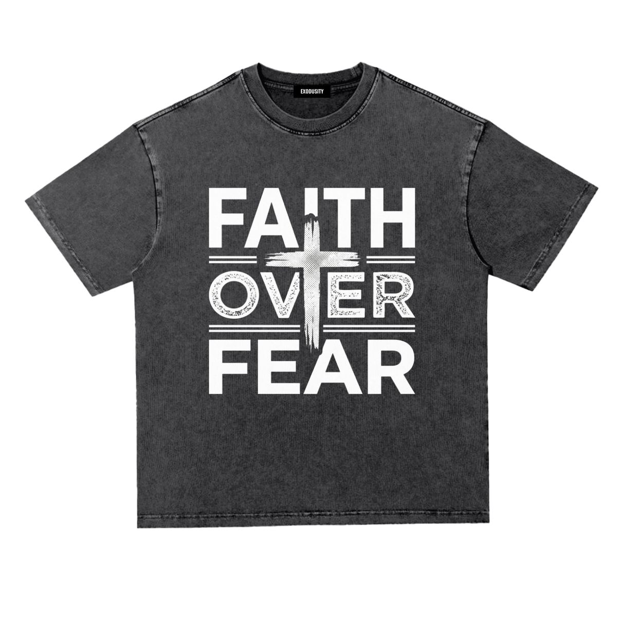 Snow Washed Heavyweight Oversize T-Shirt