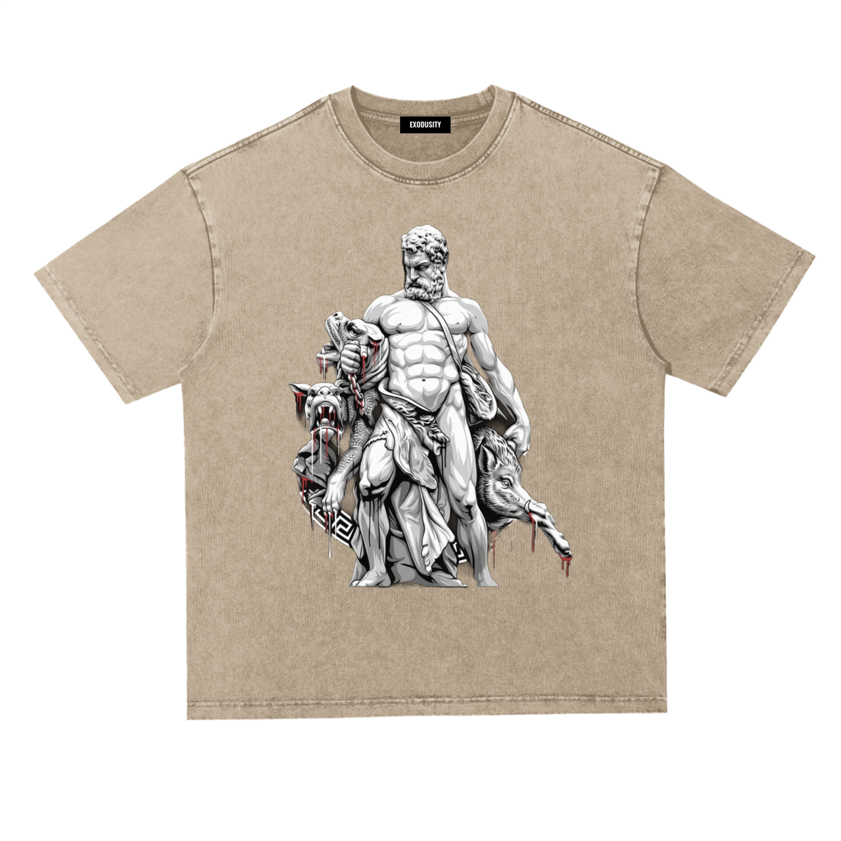 Snow Washed Heavyweight Oversize T-Shirt
