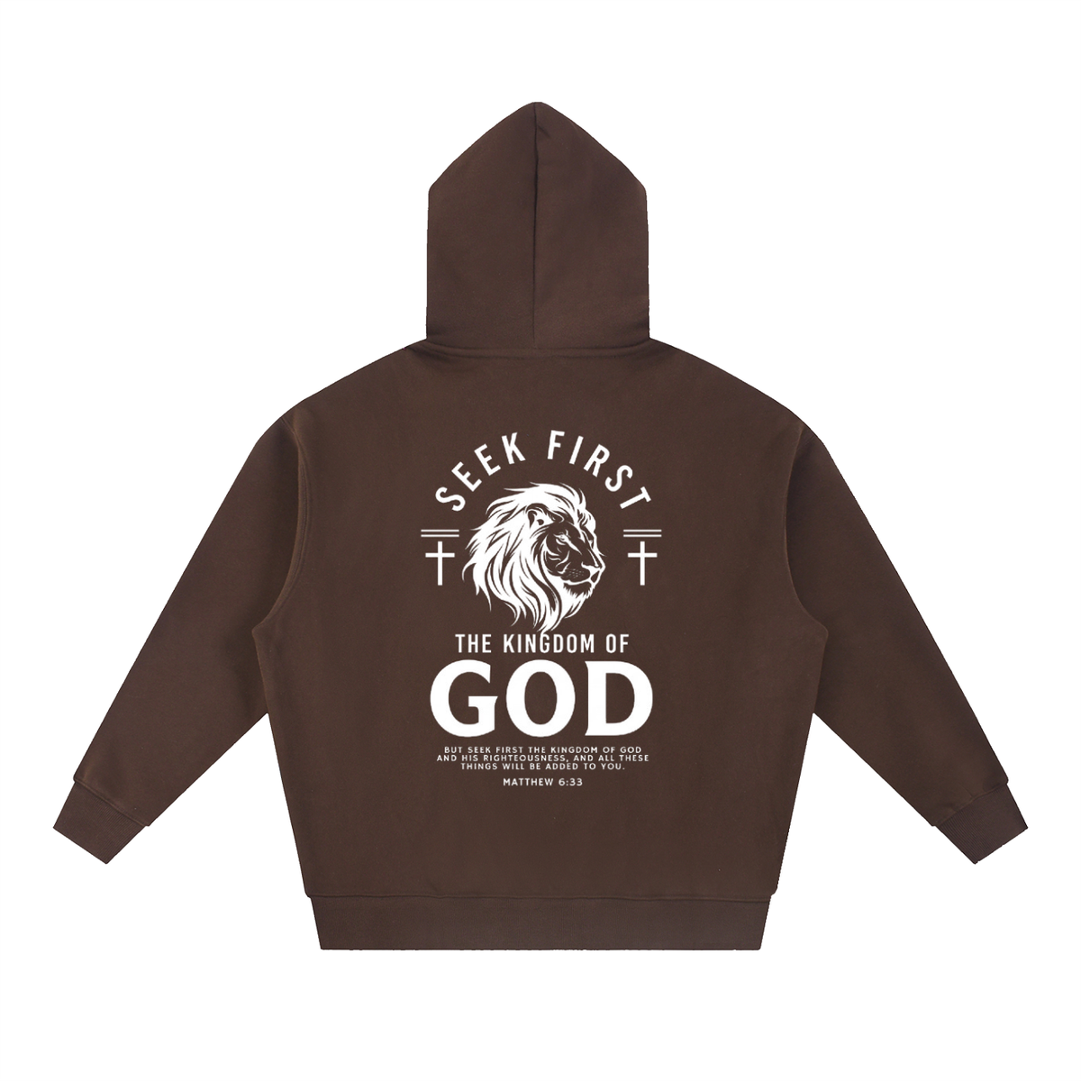 Essential Oversized Boxy Fit Fleece Hoodie