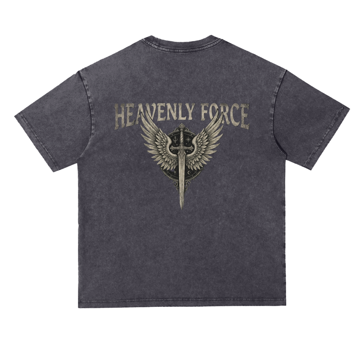 Snow Washed Heavyweight Oversize T-Shirt