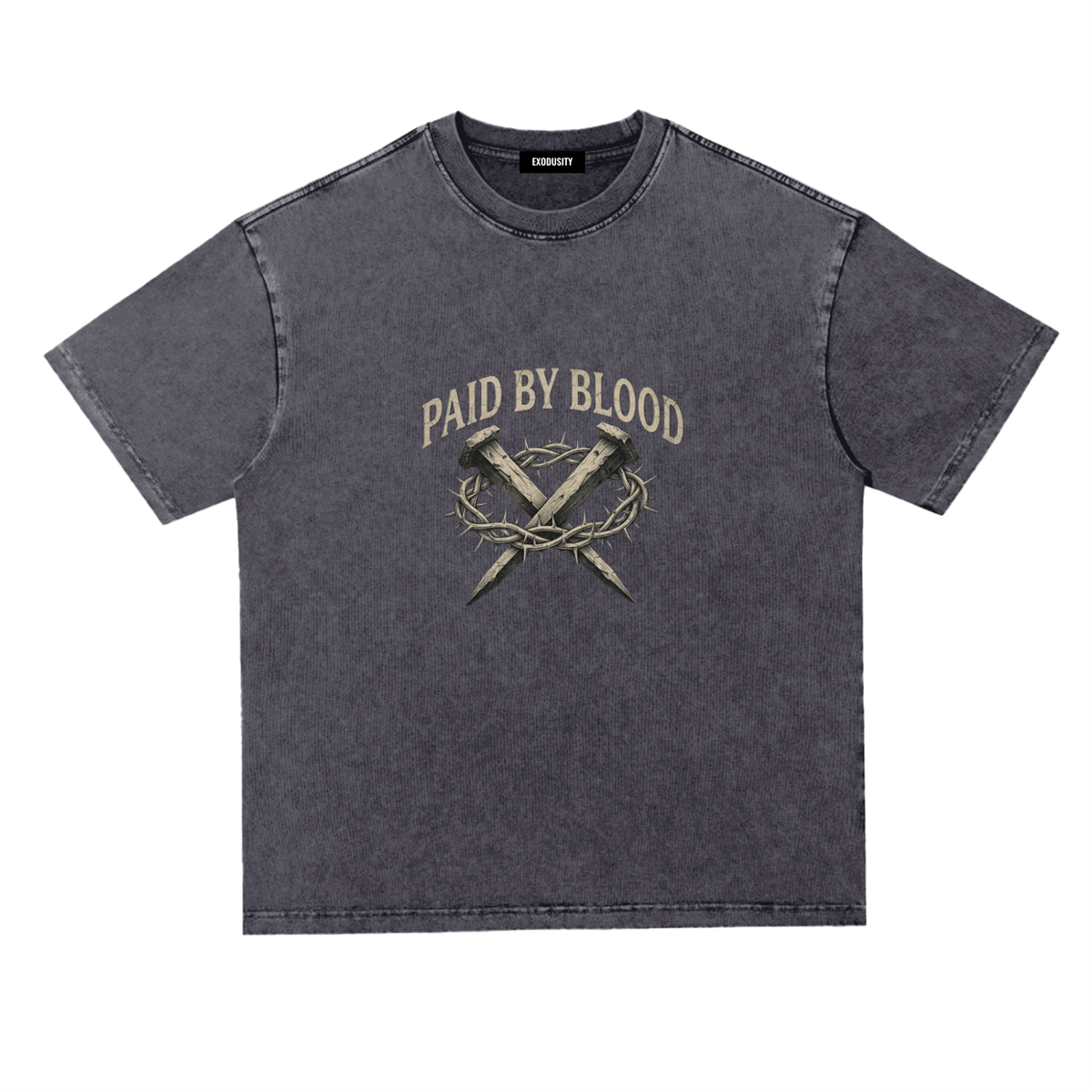 Snow Washed Heavyweight Oversize T-Shirt