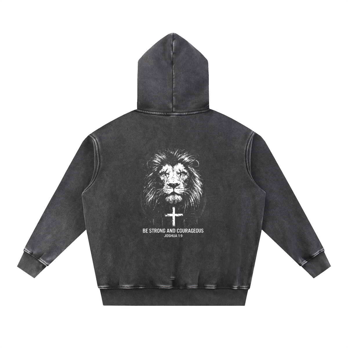 Snow Wash Fleece Oversize Hoodie