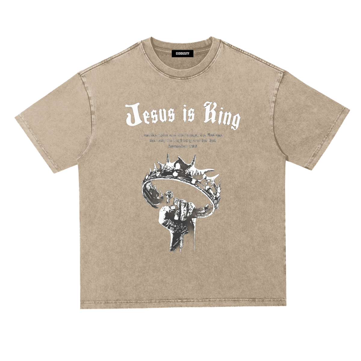 Snow Washed Heavyweight Oversize T-Shirt