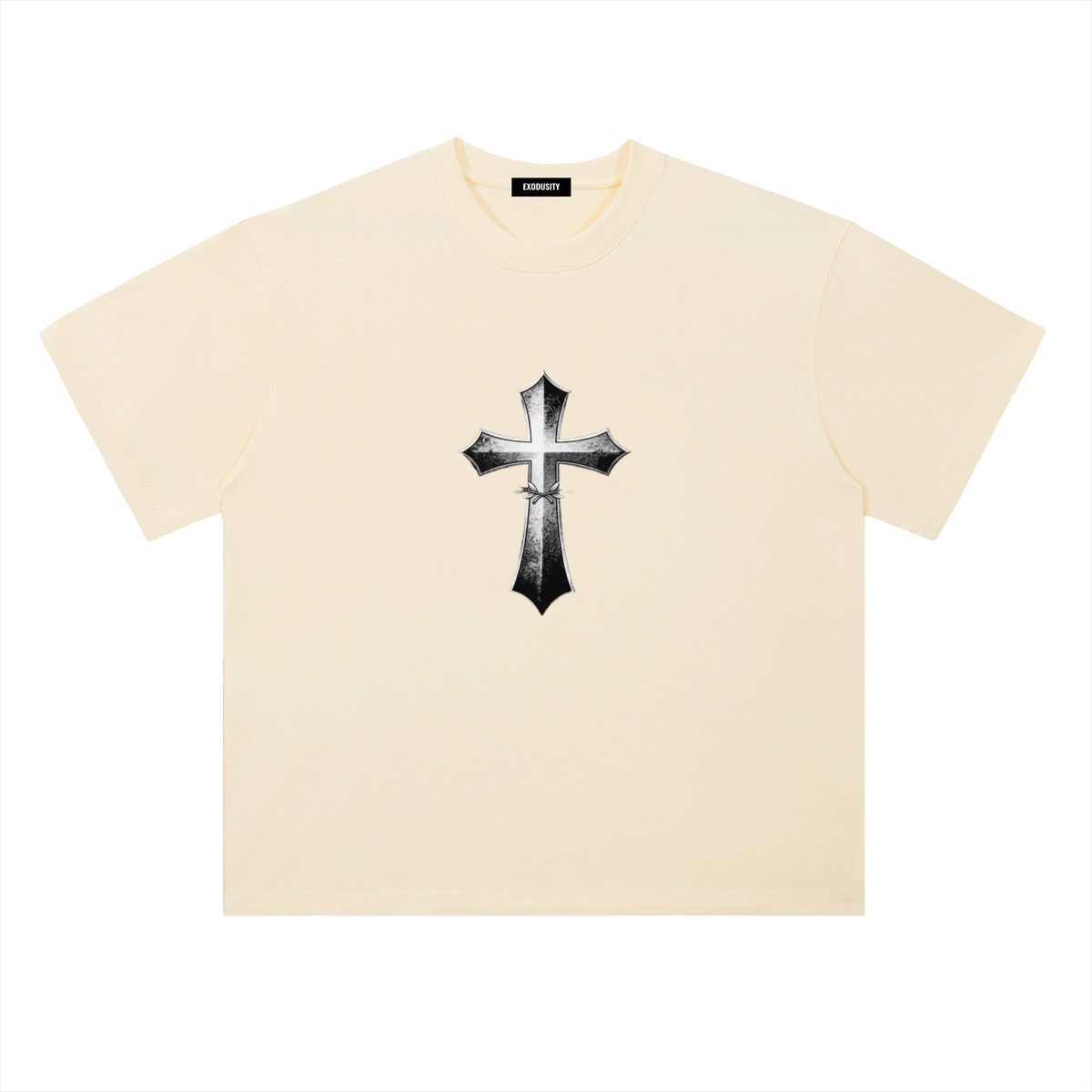Heavyweight Drop Shoulder Cotton T-Shirt