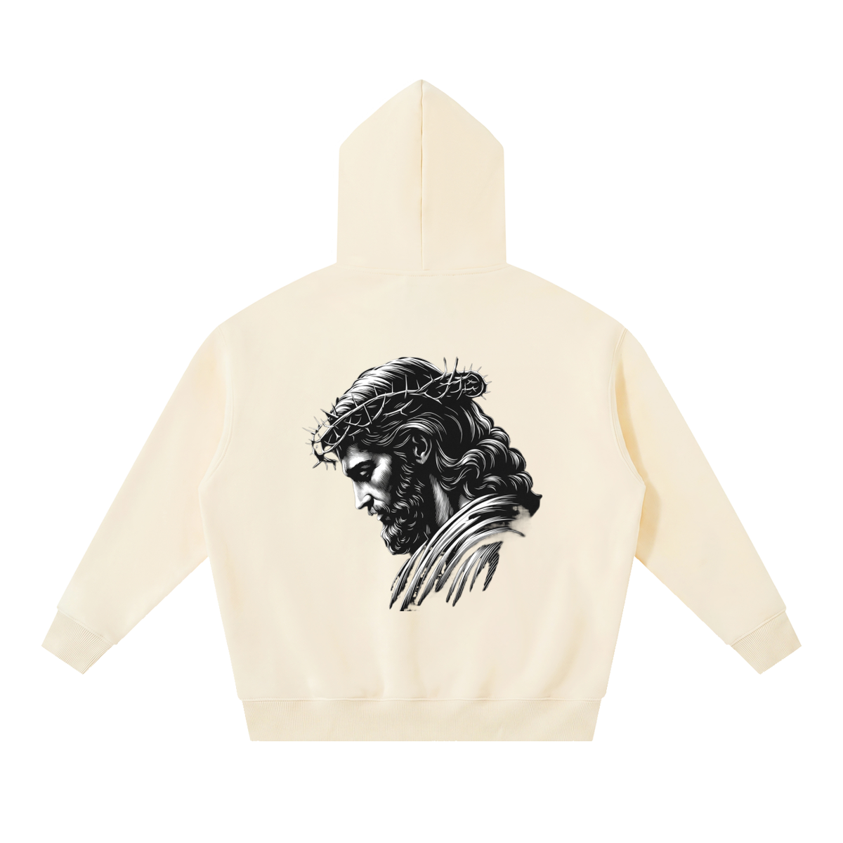 Essential Oversized Boxy Fit Fleece Hoodie
