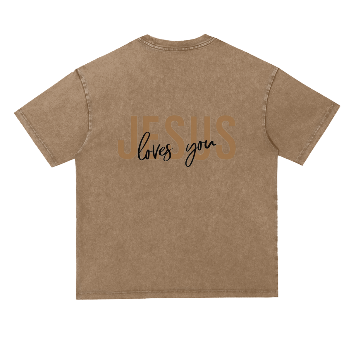 Snow Washed Heavyweight Oversize T-Shirt