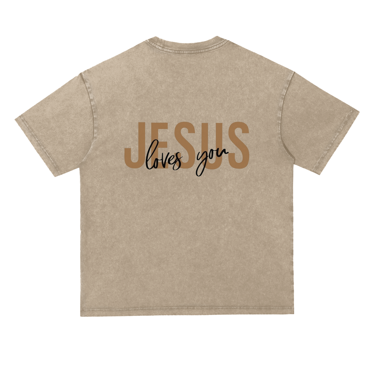 Snow Washed Heavyweight Oversize T-Shirt