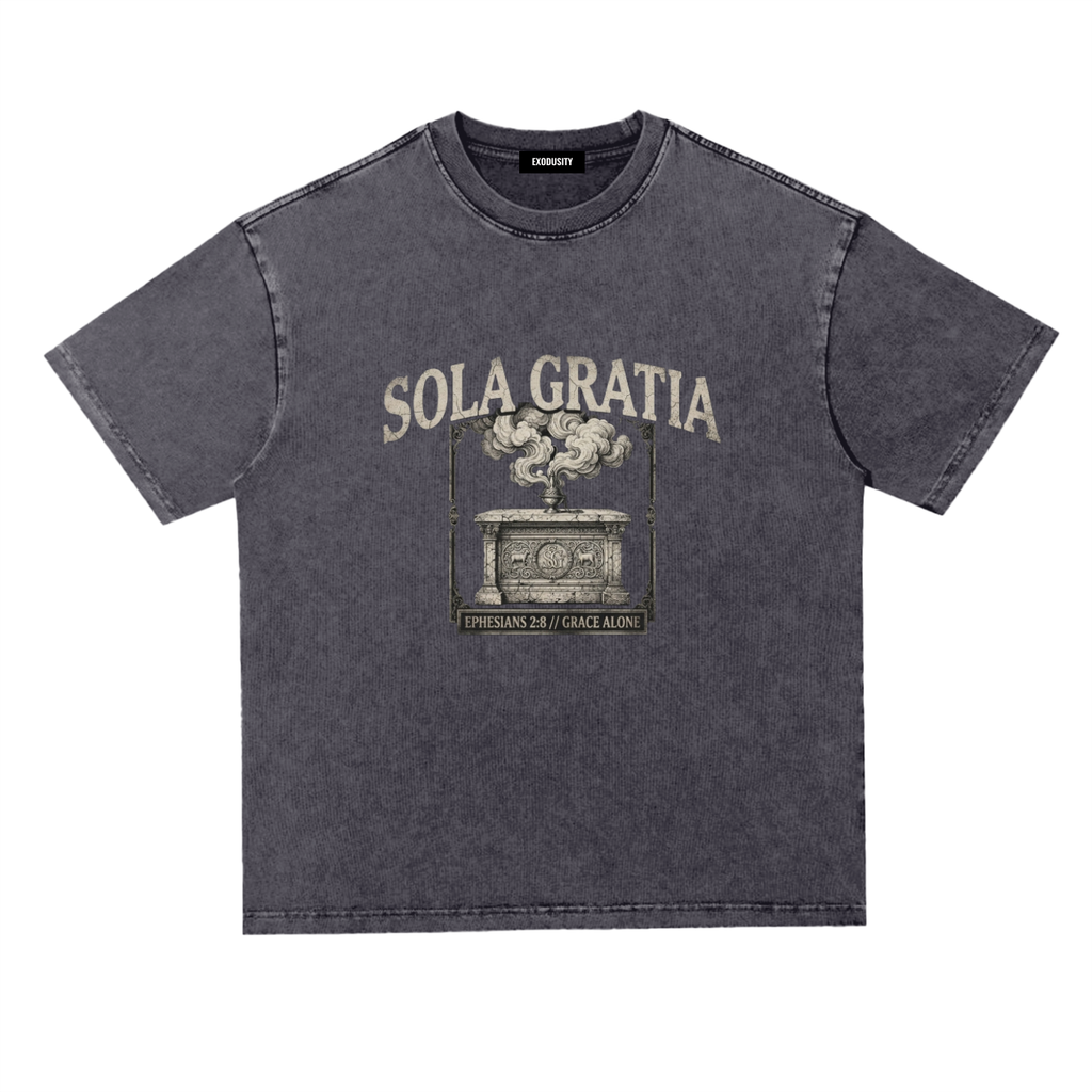 Snow Washed Heavyweight Oversize T-Shirt