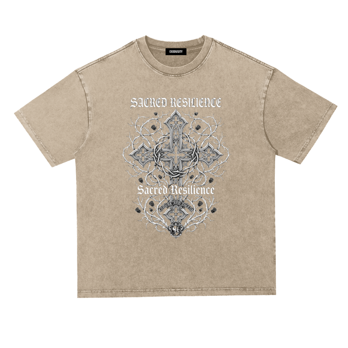 Snow Washed Heavyweight Oversize T-Shirt