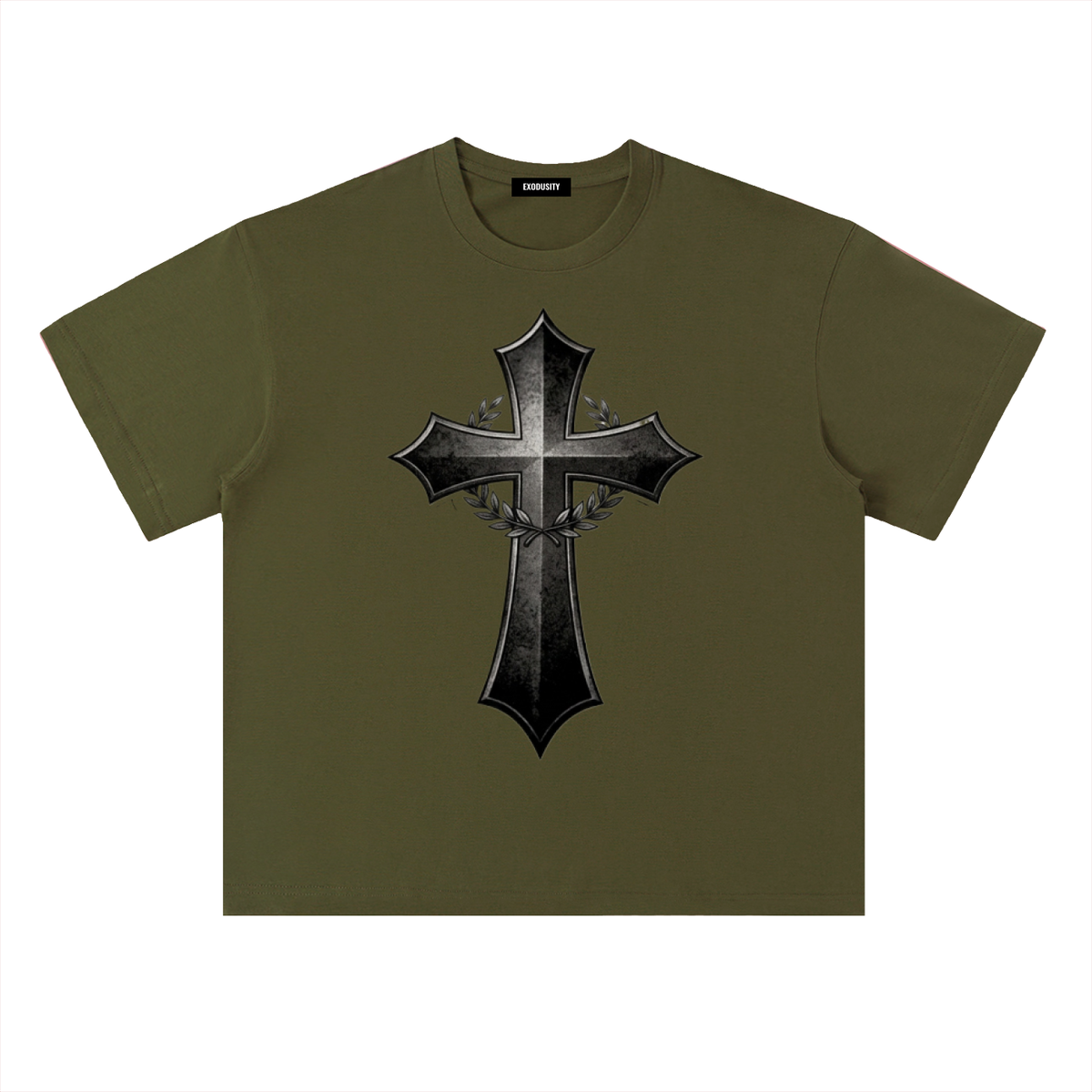 Heavyweight Drop Shoulder Cotton T-Shirt