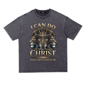 Snow Washed Heavyweight Oversize T-Shirt