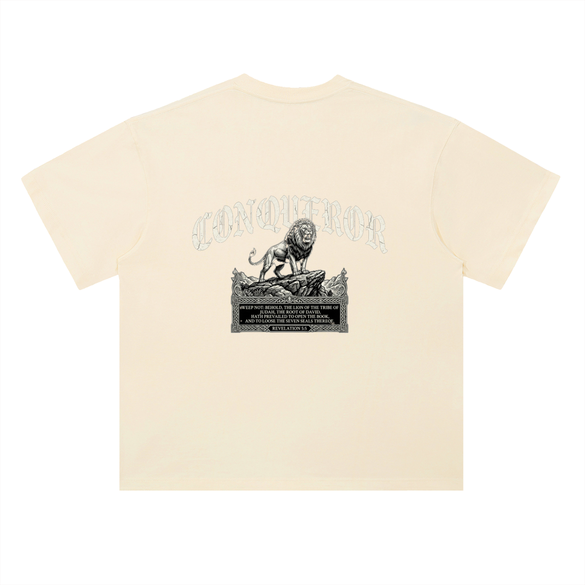 Heavyweight Drop Shoulder Cotton T-Shirt