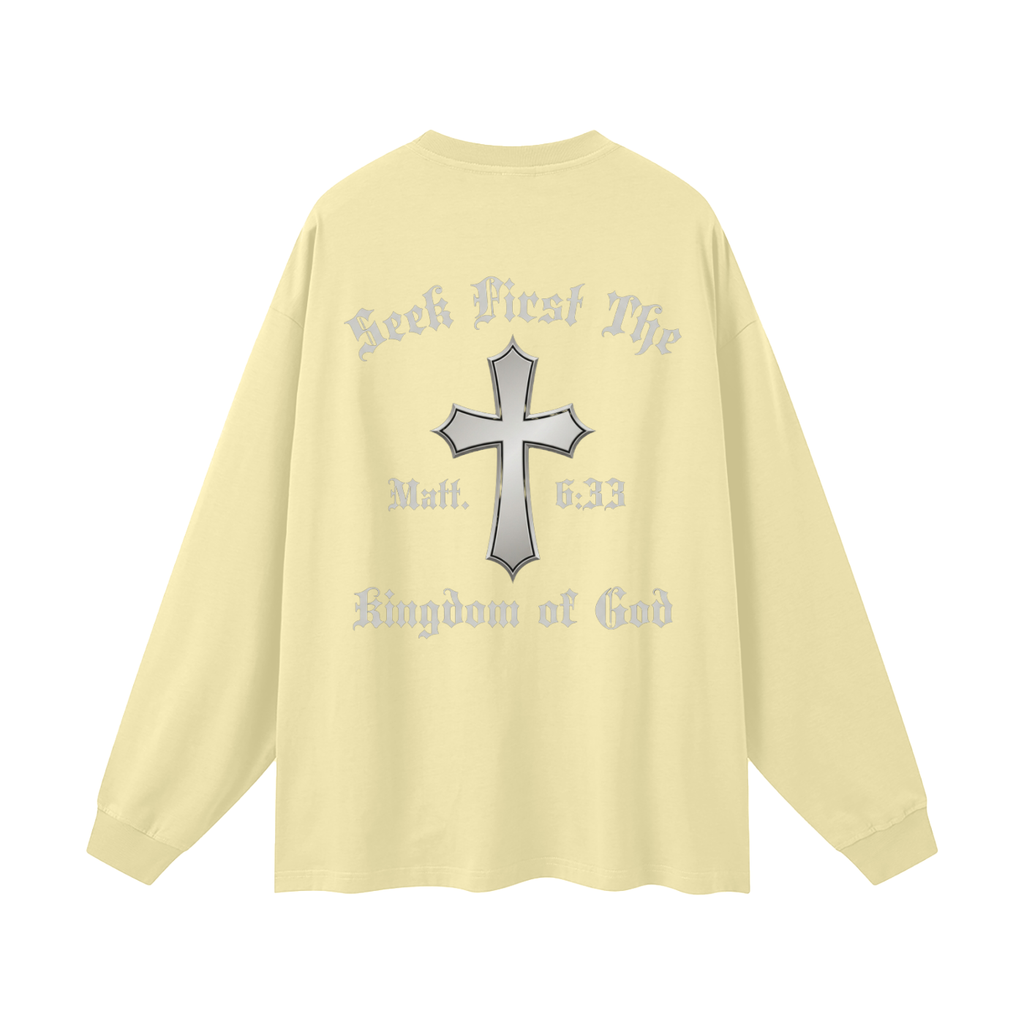 Oversized Unisex Long Sleeve T-Shirt