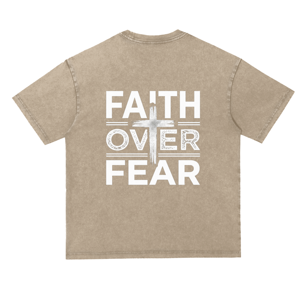 Snow Washed Heavyweight Oversize T-Shirt