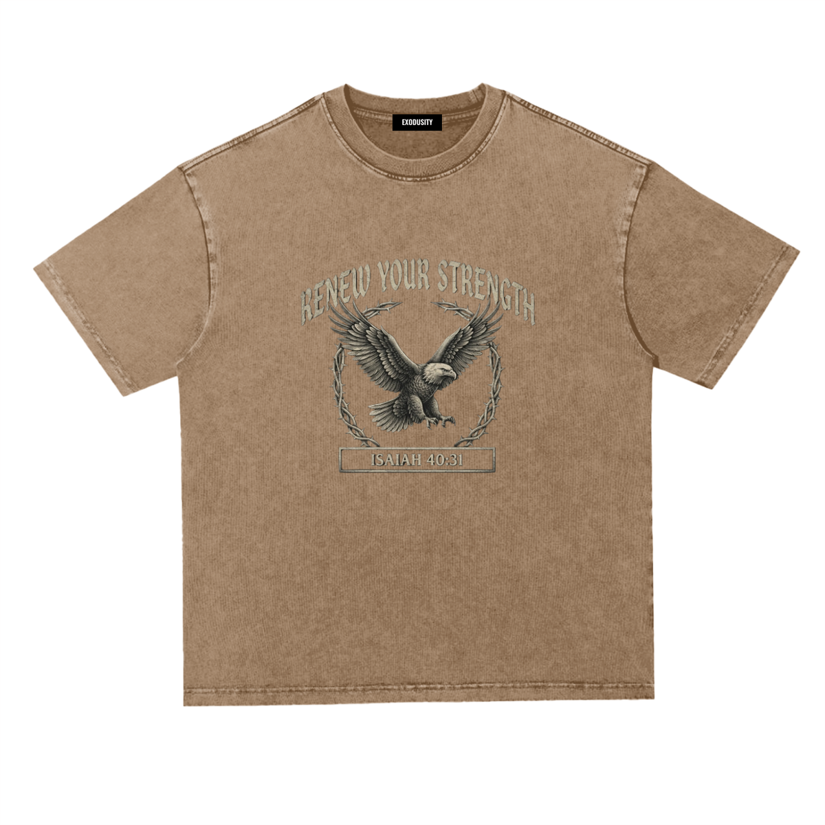Snow Washed Heavyweight Oversize T-Shirt