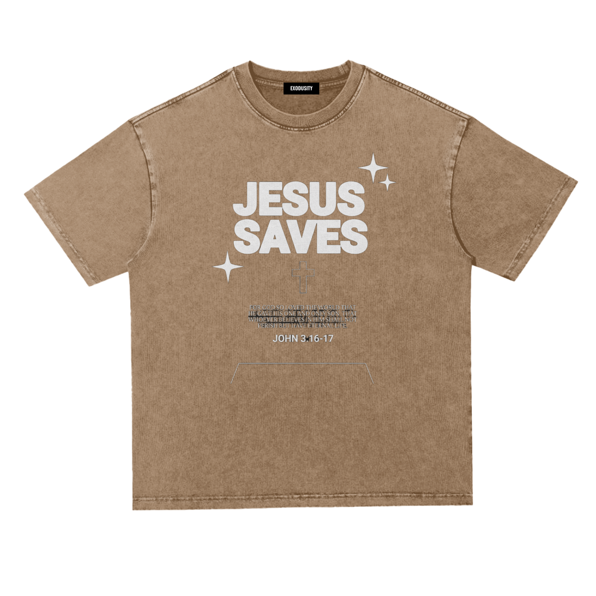 Snow Washed Heavyweight Oversize T-Shirt