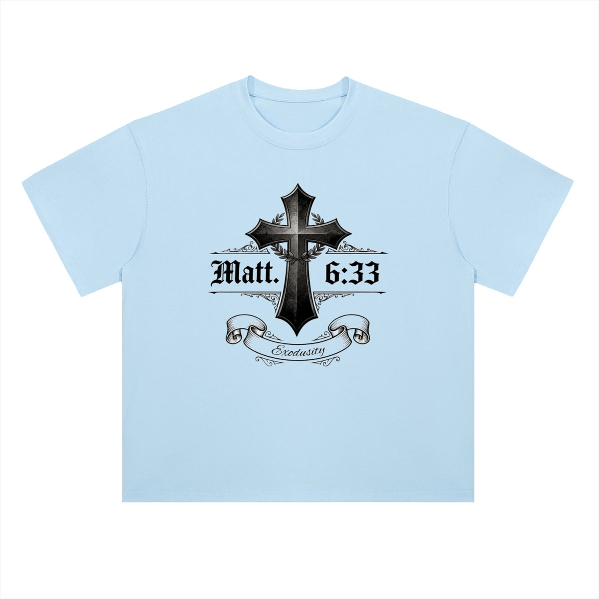 Heavyweight Drop Shoulder Cotton T-Shirt