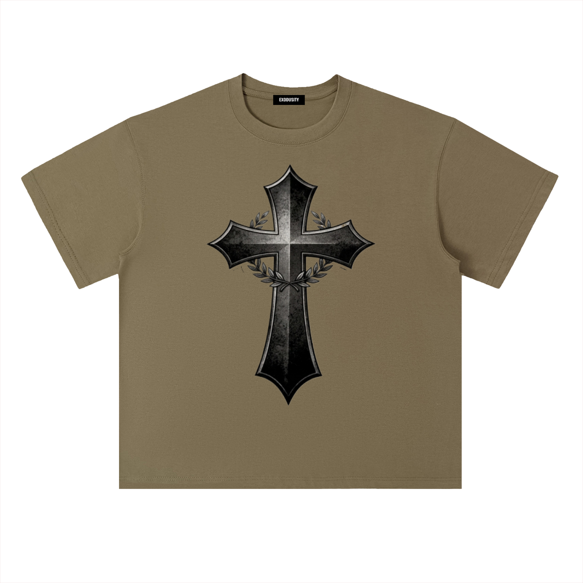 Heavyweight Drop Shoulder Cotton T-Shirt