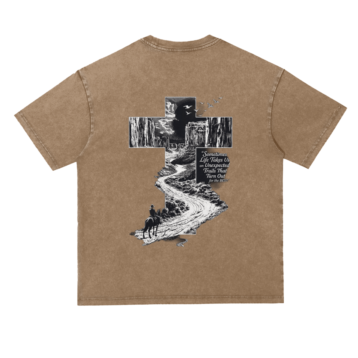 Snow Washed Heavyweight Oversize T-Shirt