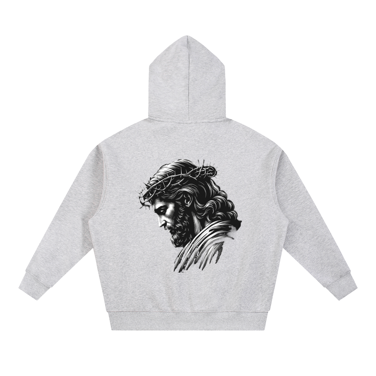Essential Oversized Boxy Fit Fleece Hoodie