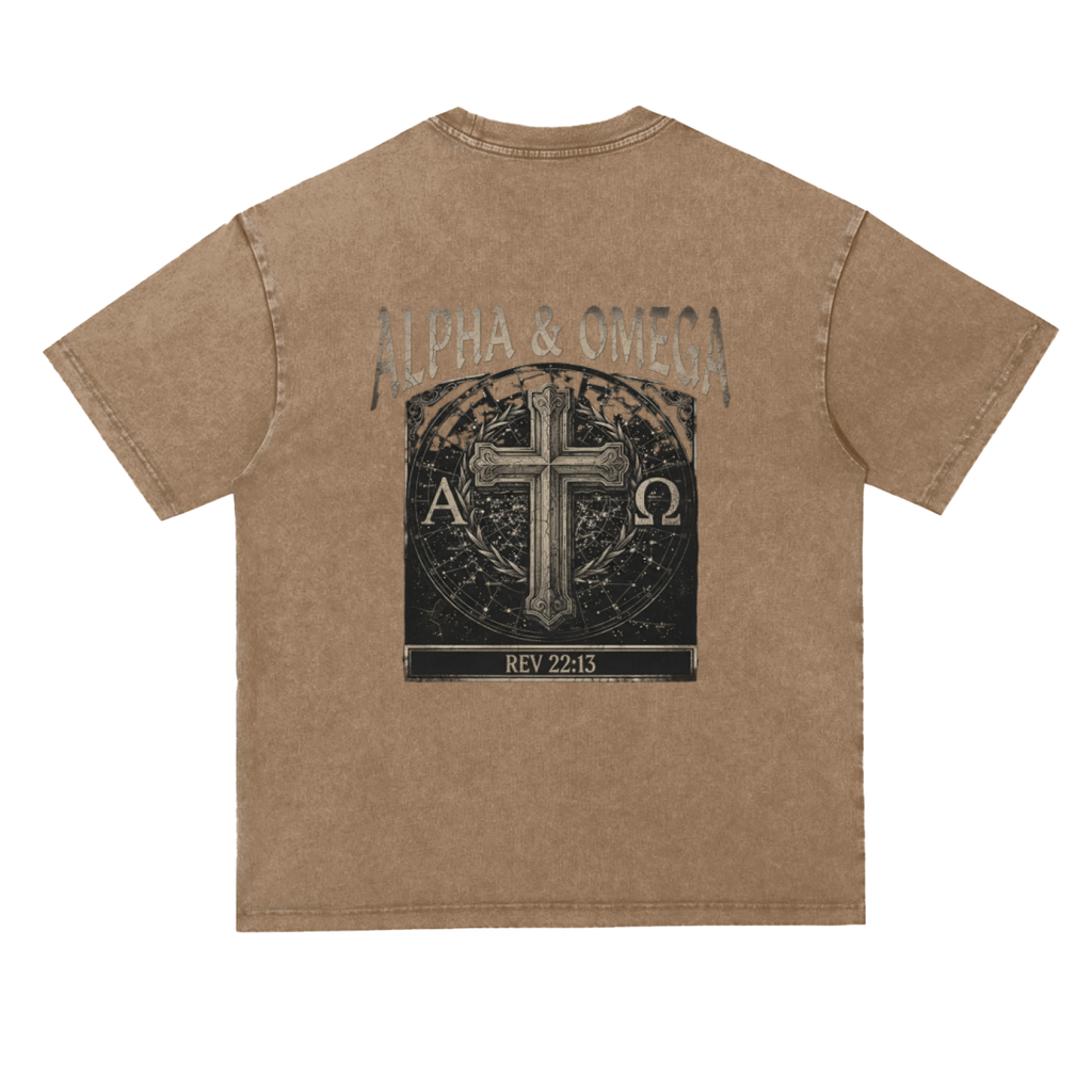 Snow Washed Heavyweight Oversize T-Shirt