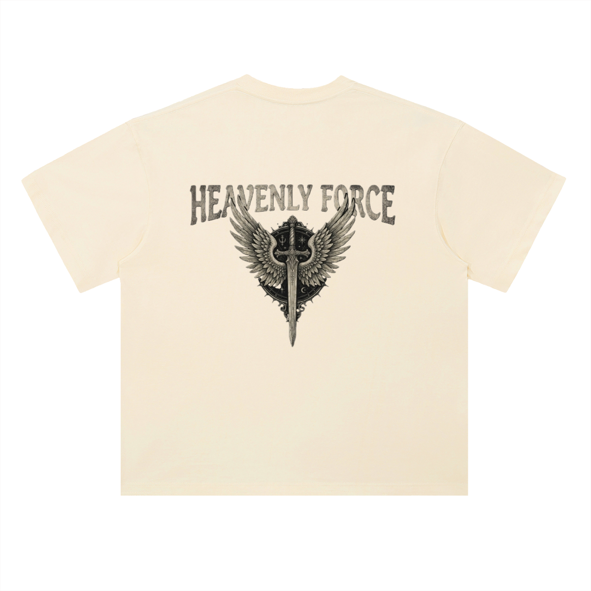 Heavyweight Drop Shoulder Cotton T-Shirt