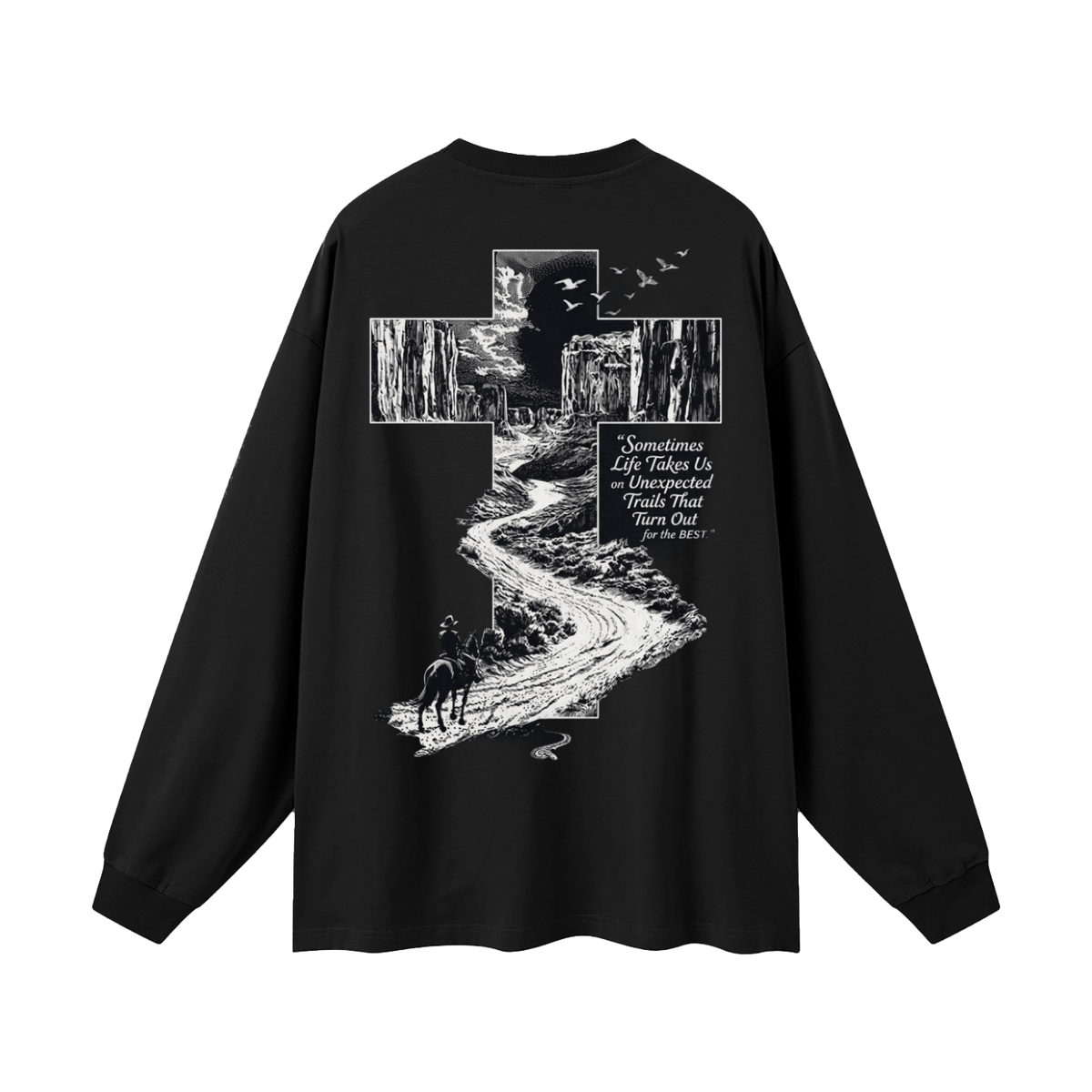 Oversized Unisex Long Sleeve T-Shirt