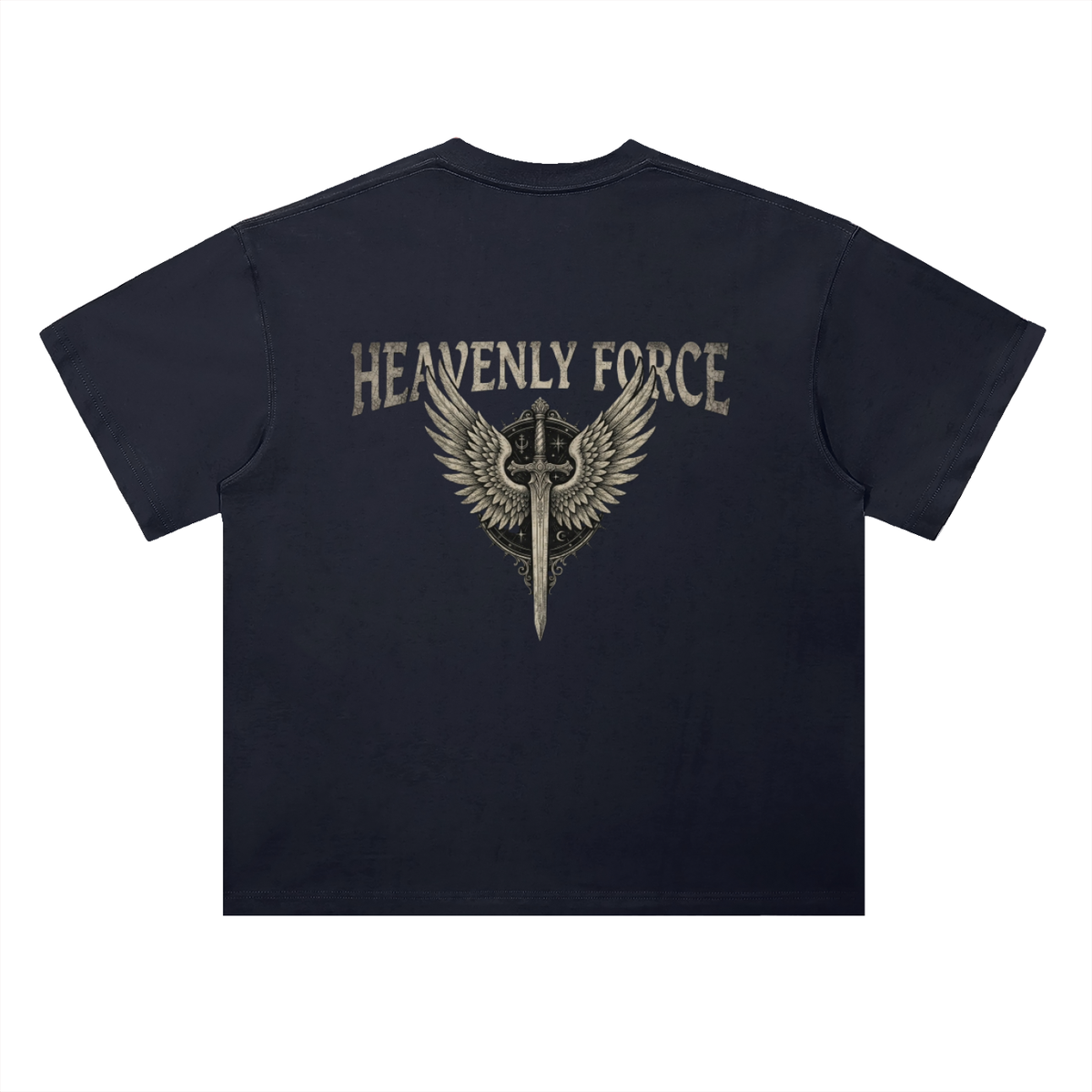 Heavyweight Drop Shoulder Cotton T-Shirt