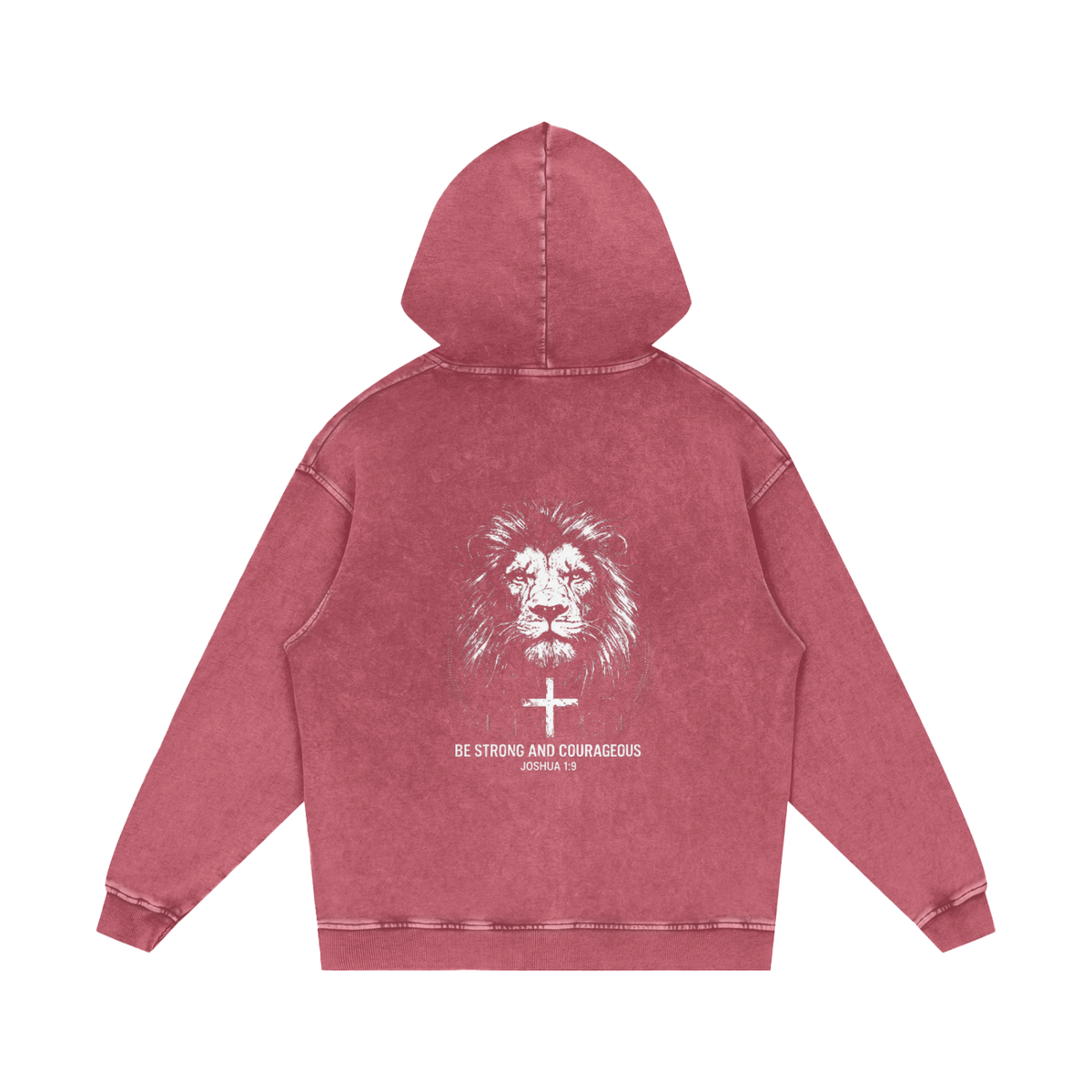 Snow Washed Loose Cotton Hoodie