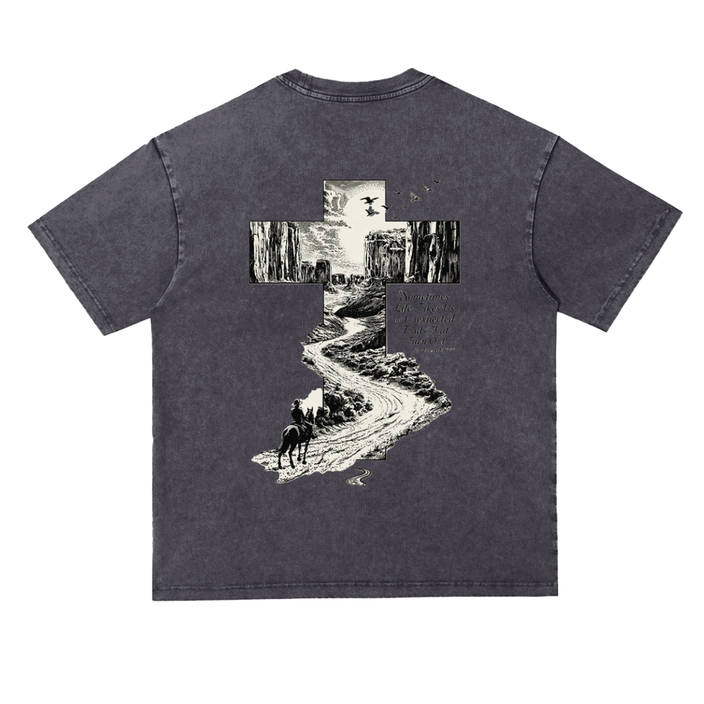 Snow Washed Heavyweight Oversize T-Shirt