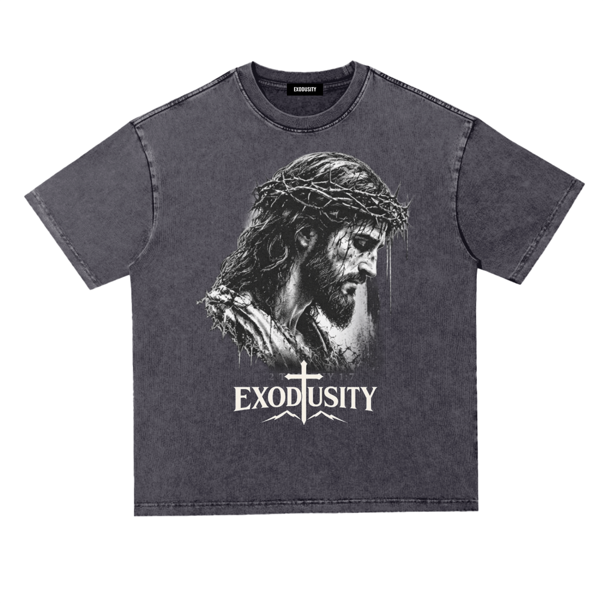 Snow Washed Heavyweight Oversize T-Shirt