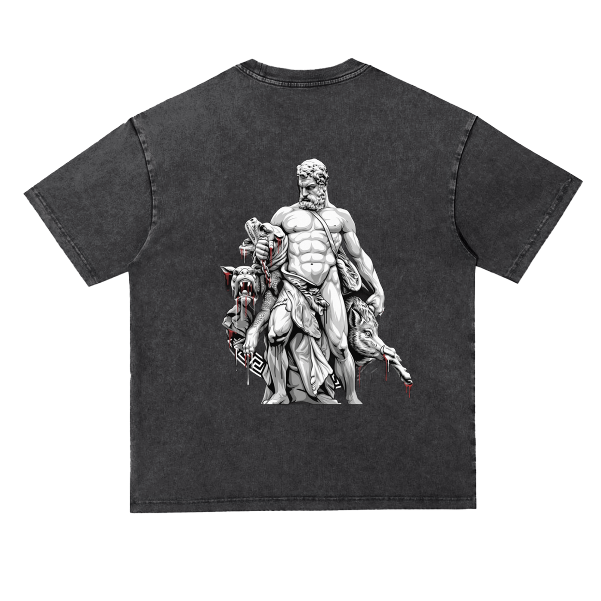 Snow Washed Heavyweight Oversize T-Shirt
