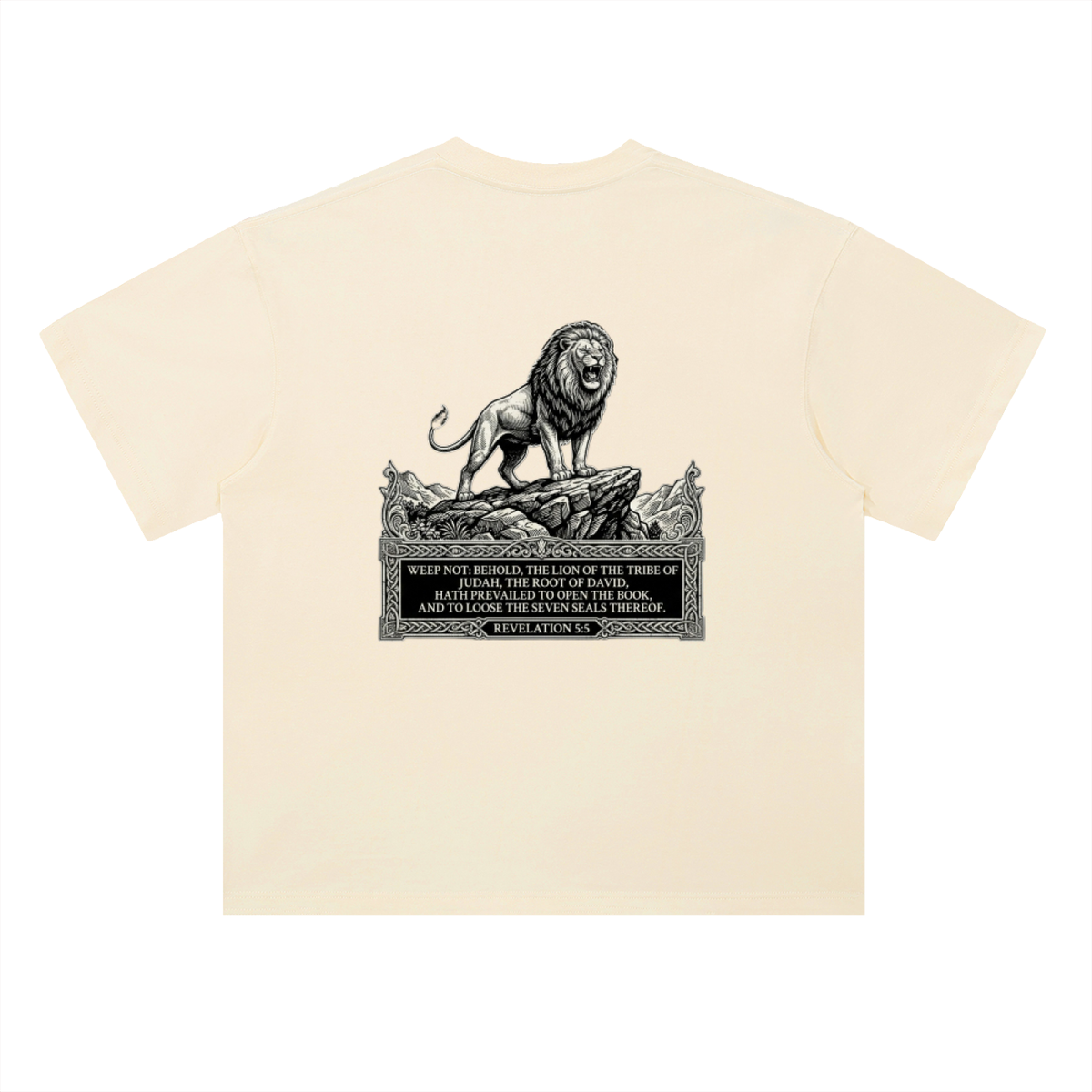 Heavyweight Drop Shoulder Cotton T-Shirt