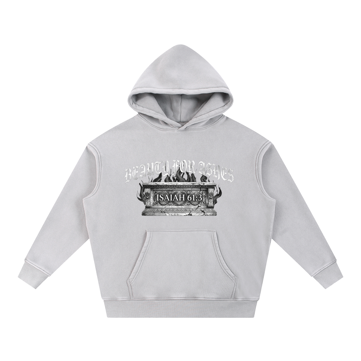 Snow Wash Fleece Oversize Hoodie